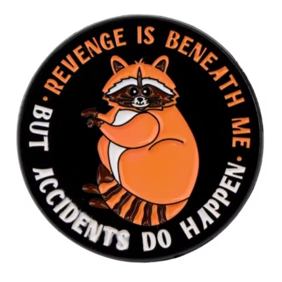 Raccoon Enamel Pin - Picture 3 of 5